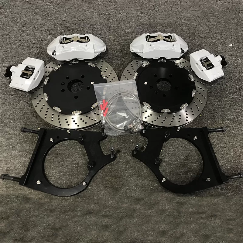 GT4 Rear 4-Piston Custom Brake Caliper Kit with Integrated Electronic Parking Brake