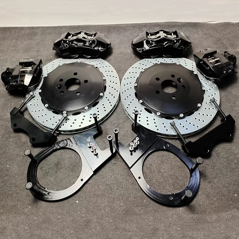 GT4 Rear 4-Piston Custom Brake Caliper Kit with Integrated Electronic Parking Brake