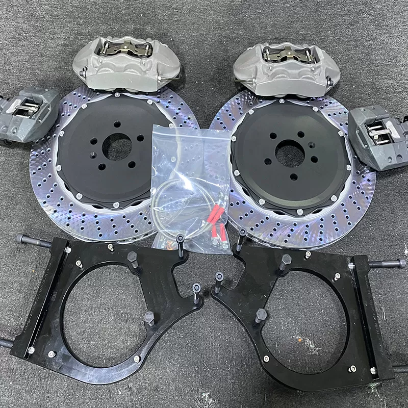 GT4 Rear 4-Piston Custom Brake Caliper Kit with Integrated Electronic Parking Brake